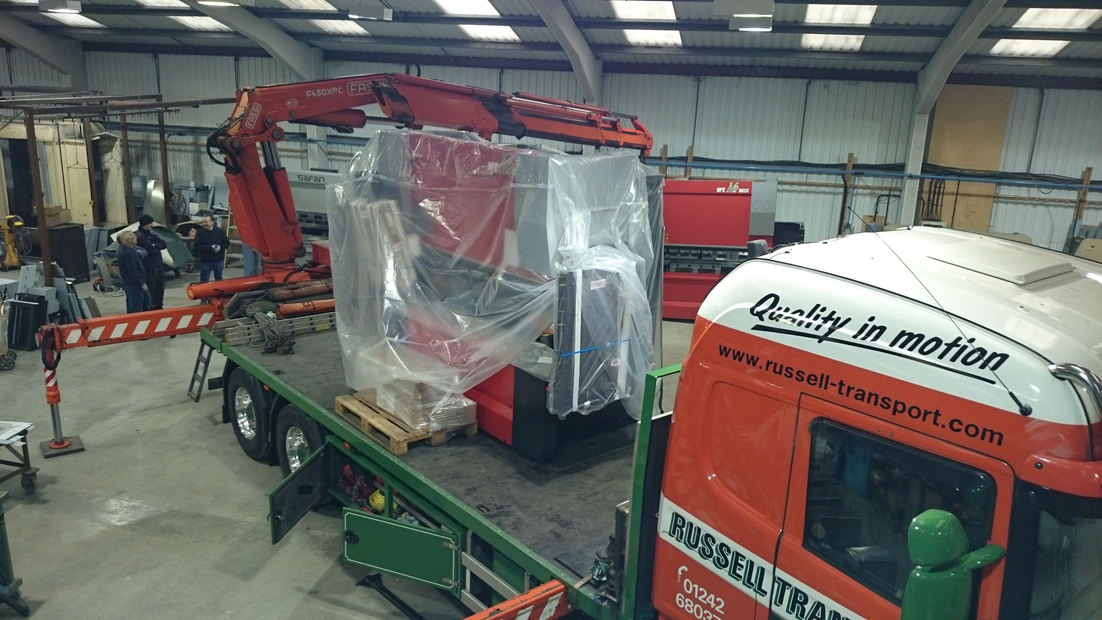 New press brake arriving